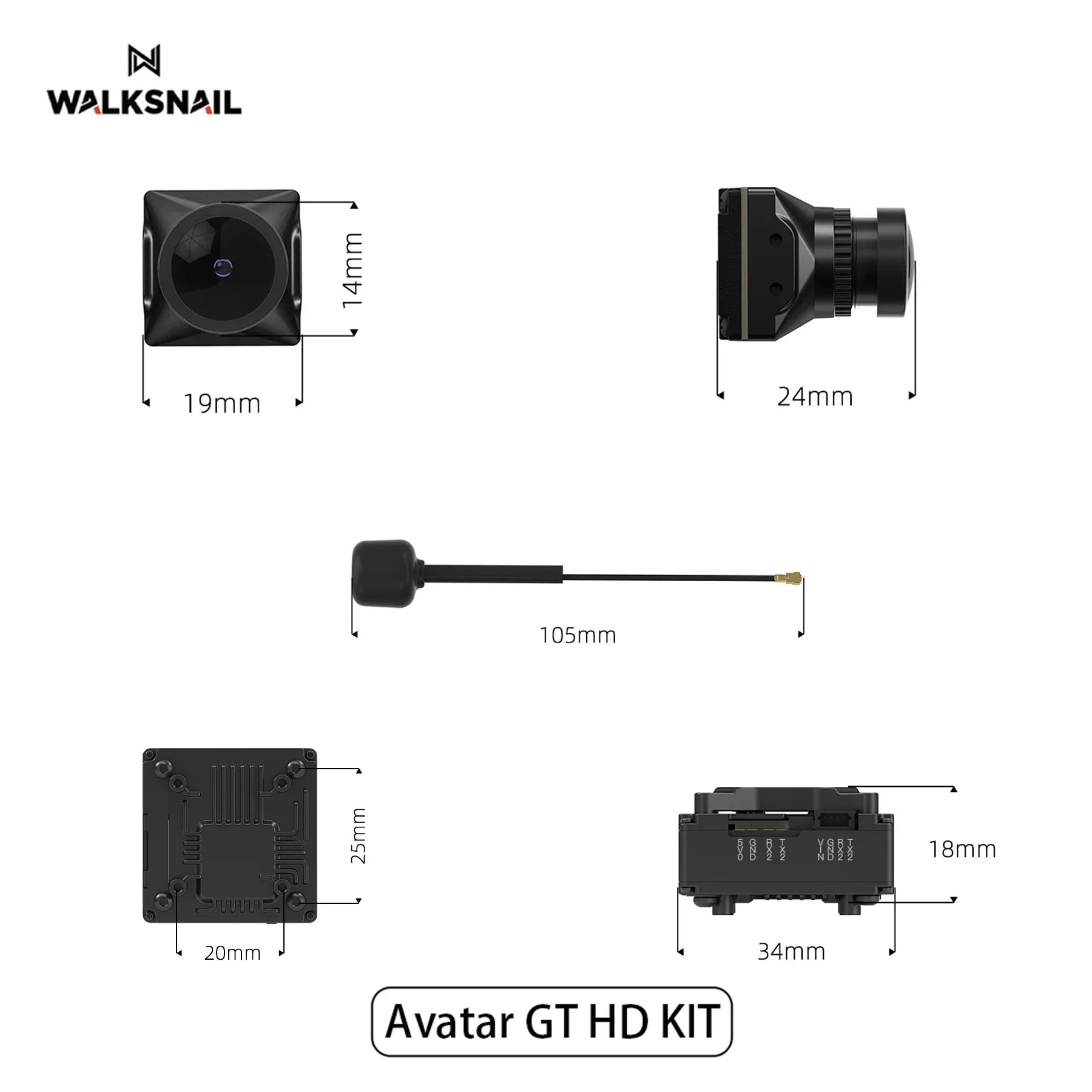 Walksnail Avatar GT HD KIT 2W  – Drone Kit Long Range Bewertung und Preis